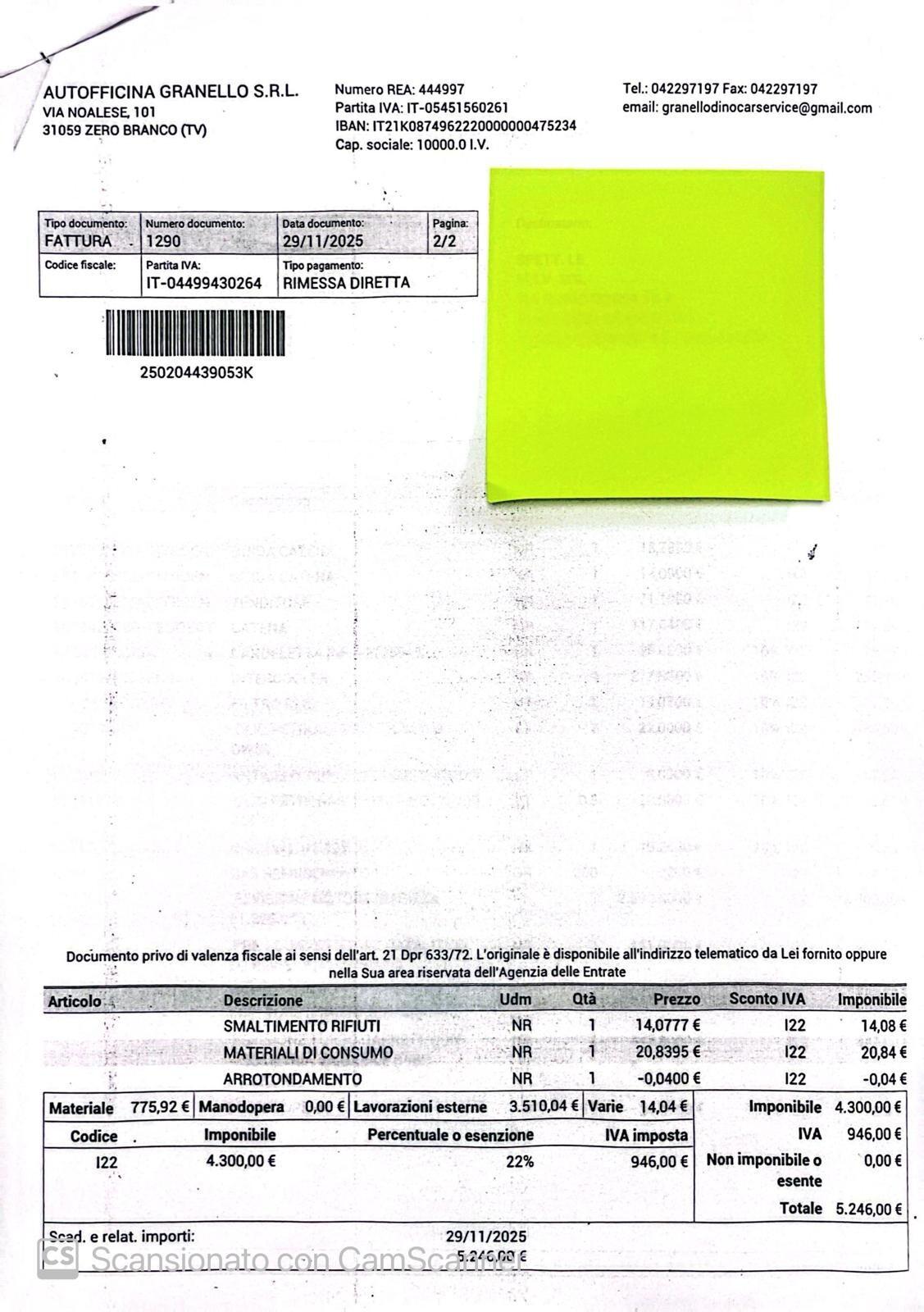 Citroen Jumper 33 2.2 HDi/130 PLM-TM MOTORE NUOVO