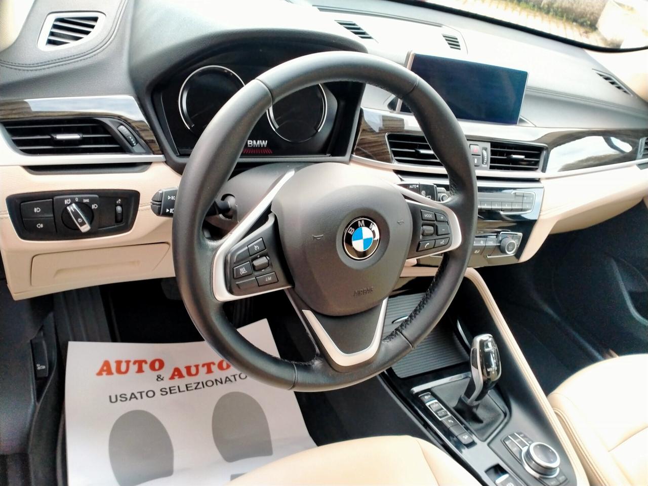 BMW X1 XDRIVE18D XLINE PLUS STEPTRONIC PELLE/FULL LED ADAPTIVE/CAMERA
