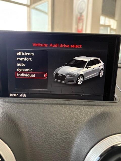 Audi A3 SPB 2.0 TDI S tronic Sport TETTO APRIBILE full optionals