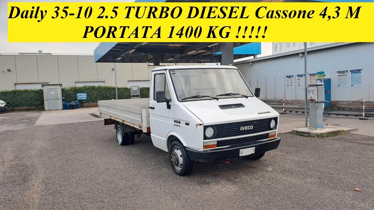 Iveco Daily 35-10 Cassone fisso 4,3 metri portata 1400 KG