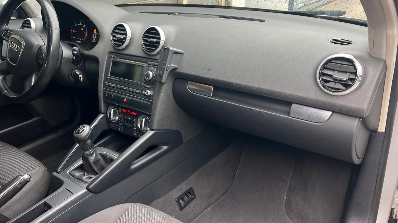 Audi A3 SPB 2.0 TDI F.AP. Ambition Unico Proprietario