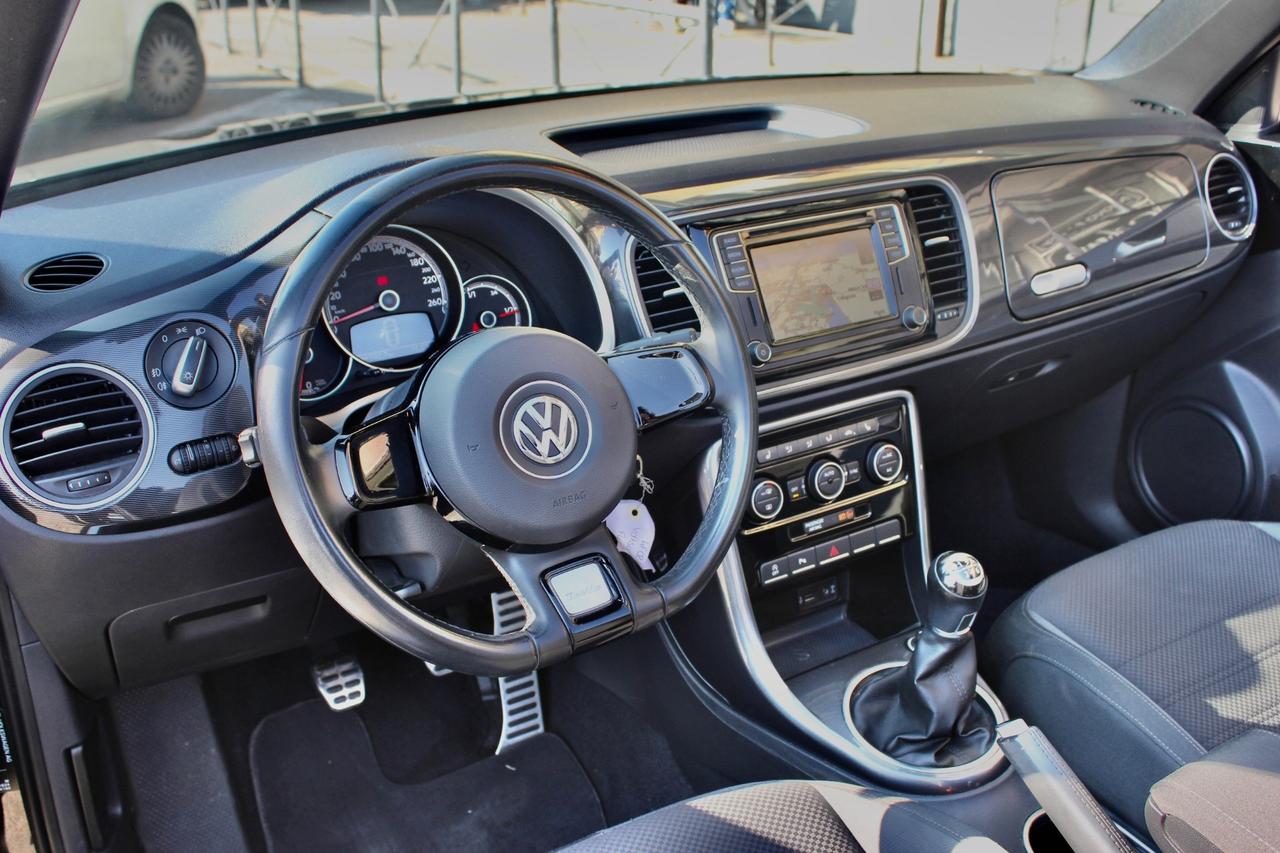 Volkswagen Maggiolino Cabrio 1.4 TSI Sport R-LINE NAVY SENSORI SEDILI RISCALDABILI