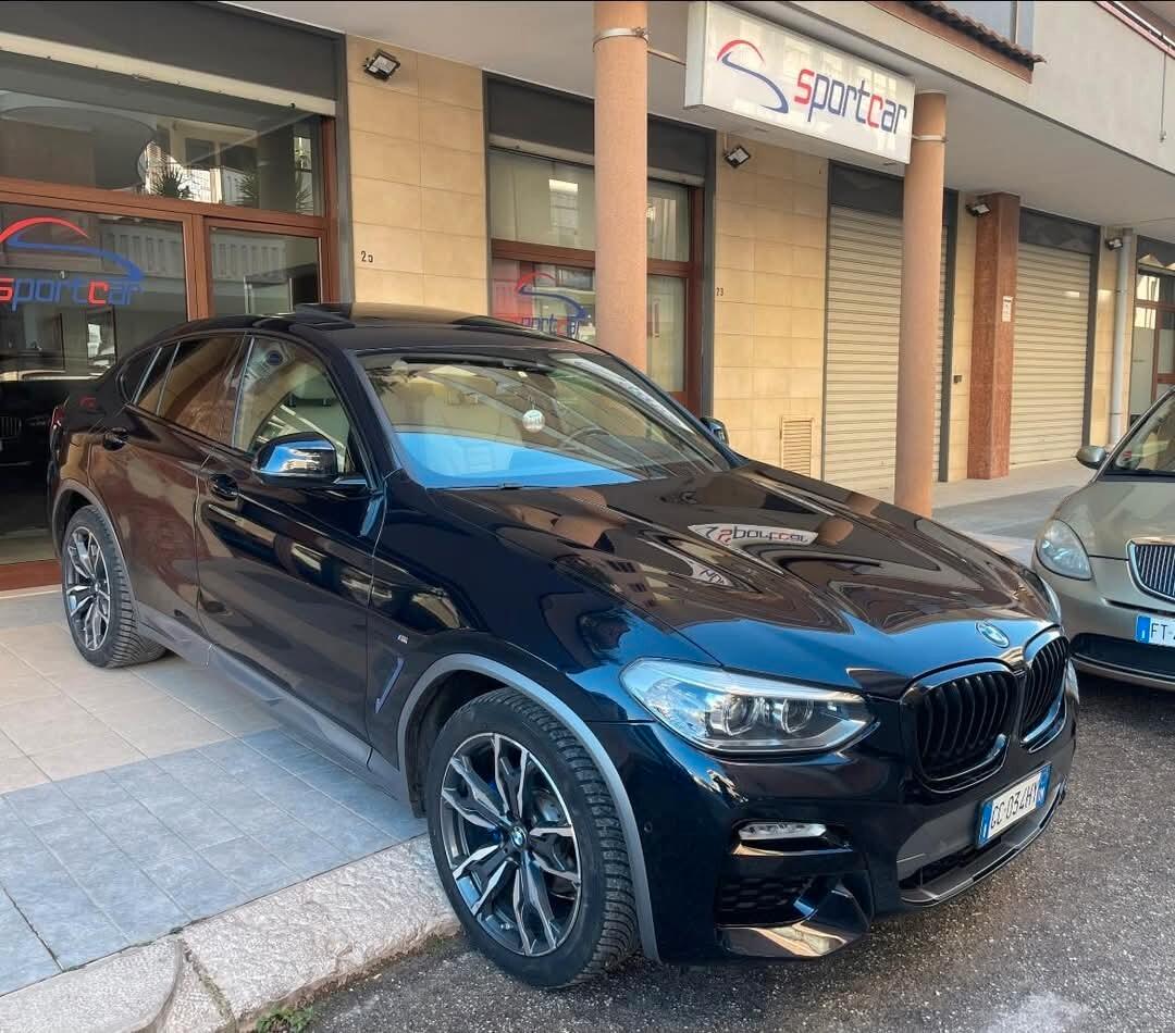 Bmw X4 XDRIVE 20d Msport-X TETTO NAVY LED PELLE H/K 20