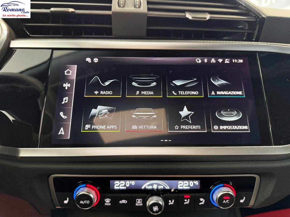 Audi Q3 SPB 35 TDI S tronic S line Black Identity#TETTO APRIBILE!