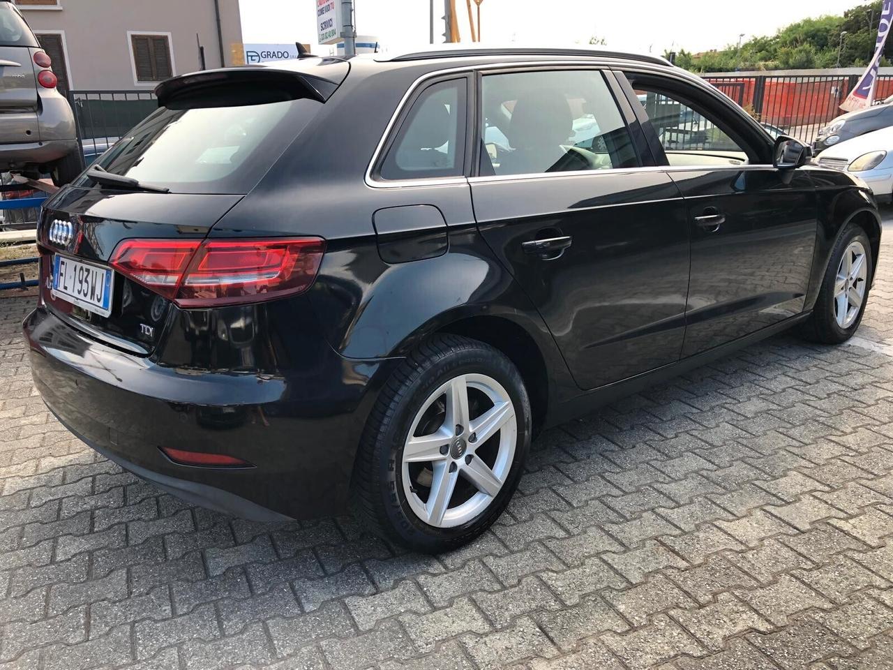 Audi A3 SPB 1.6 TDI 116 CV UNICO PROPRIETARIO TAGLIANDATA GARANZIA EUROPEA 12 MESI CONFORMGEST