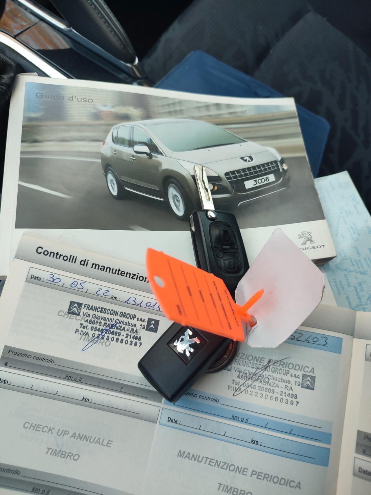 PEUGEOT 3008 DEL 2011 DIESEL 2.0 110KW 150CAVALLI