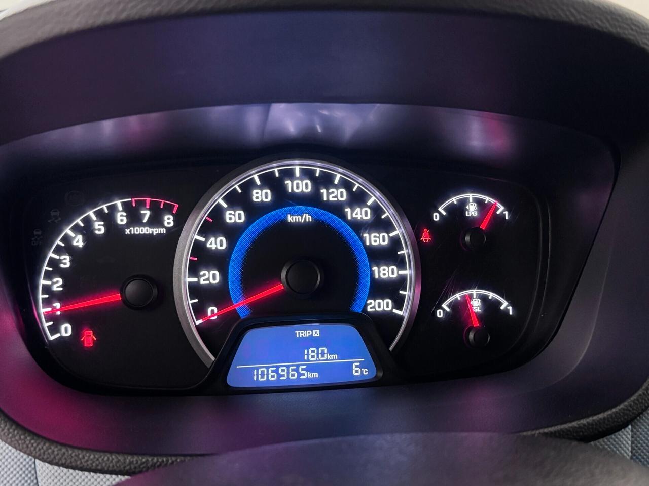 Hyundai i10 1.0 GPL 5 porte Econext Comfort