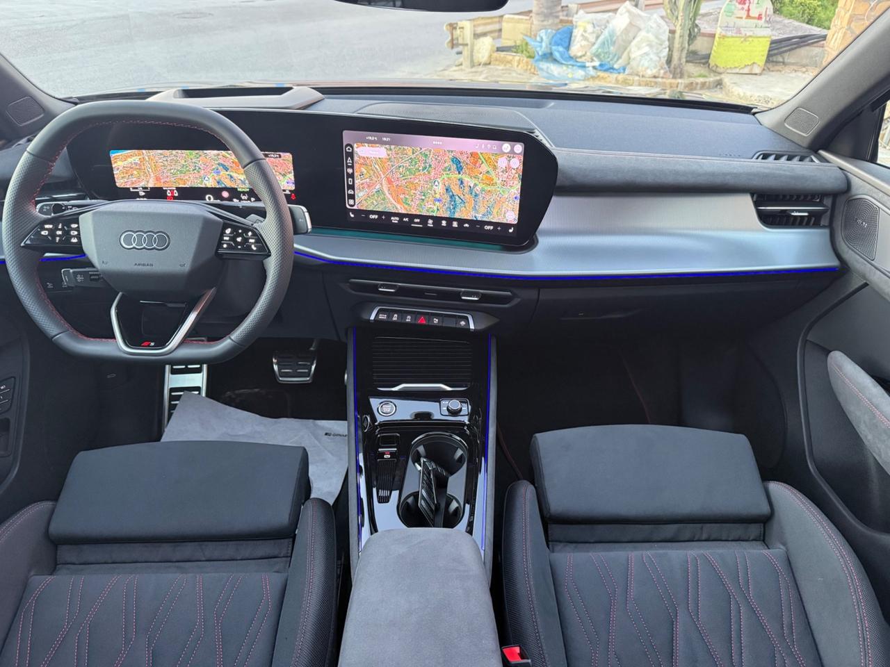 Audi Q3 35 TDI quattro S tronic line Head Up Display Led Pelle Tetto Apribile Navy Camera 360• Matrix