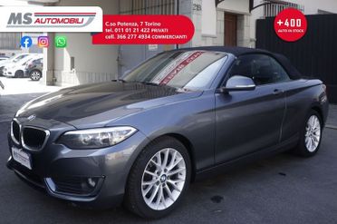 BMW Serie 2 Cabrio BMW Serie 2 Cabrio 218d Cabrio Luxury PROMOZIONE Unicoproprietario