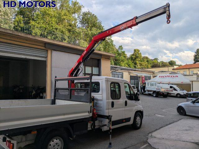 FIAT Ducato 35 2.3 MJT 130 CV maxi doppia cabina gru