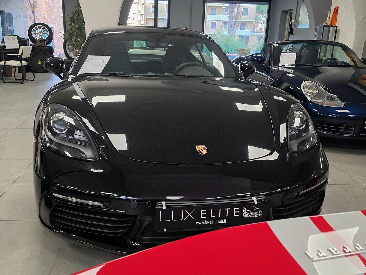 Porsche Cayman 718 (982) 2.0 300cv MANUALE _ SEDILI RISCALDATI _ INTERNI ATELIER "GRIGIO AGATA" _ SERVICE BOOK _ GARANZIA 12 MESI