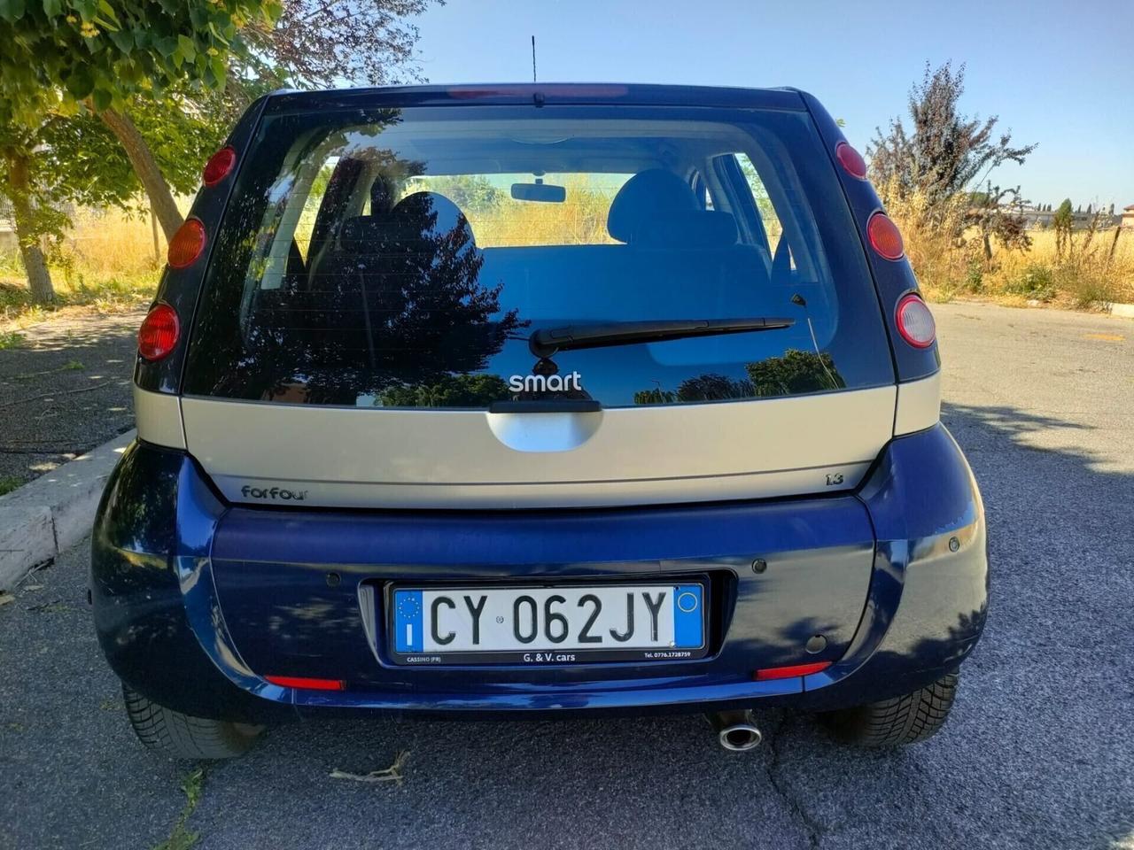 Smart ForFour 1.3 pure clima Gpl valido fino2031