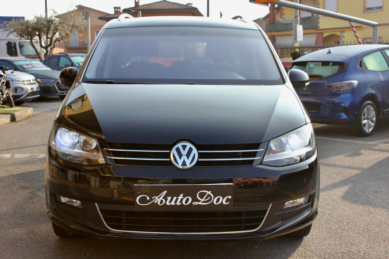 VOLKSWAGEN SHARAN 2.0 TDI 150 CV ALLSTAR EXECUTIVE NAVY XENON PORTE ELETTRICHE