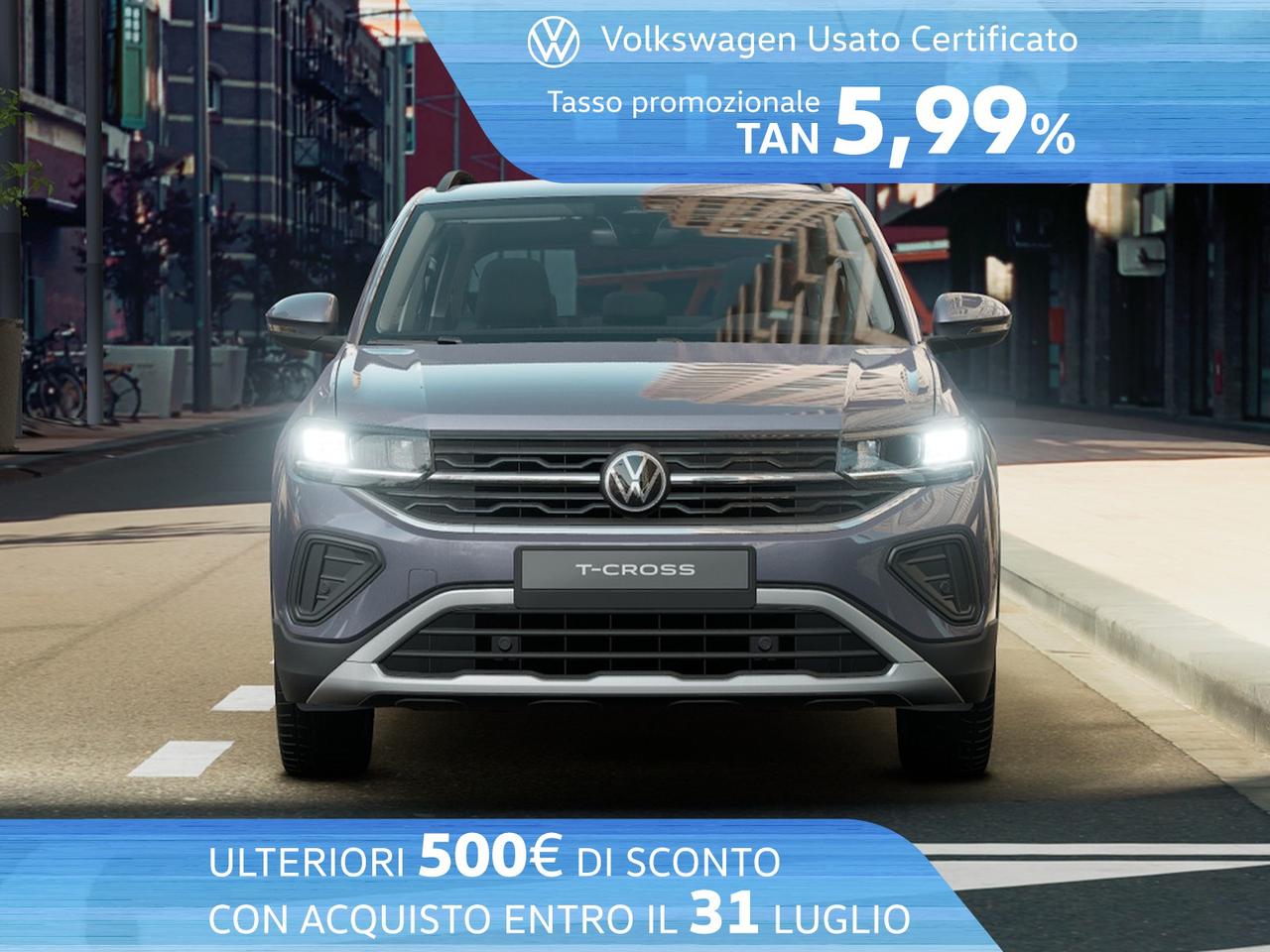 Volkswagen T-Cross 1.0 tsi life 115cv dsg