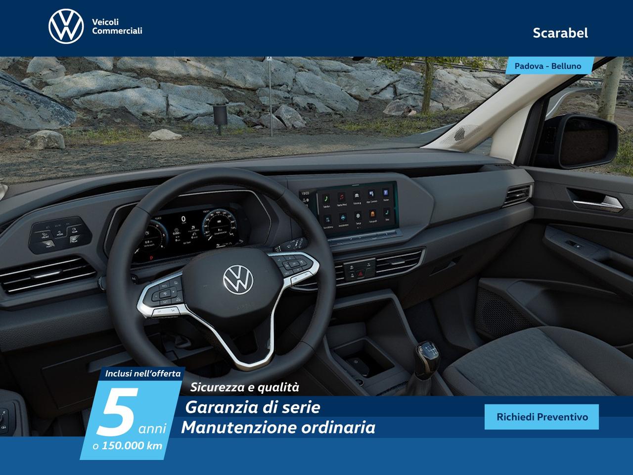 Volkswagen Caddy m1 2.0 tdi 122cv 4motion life my24