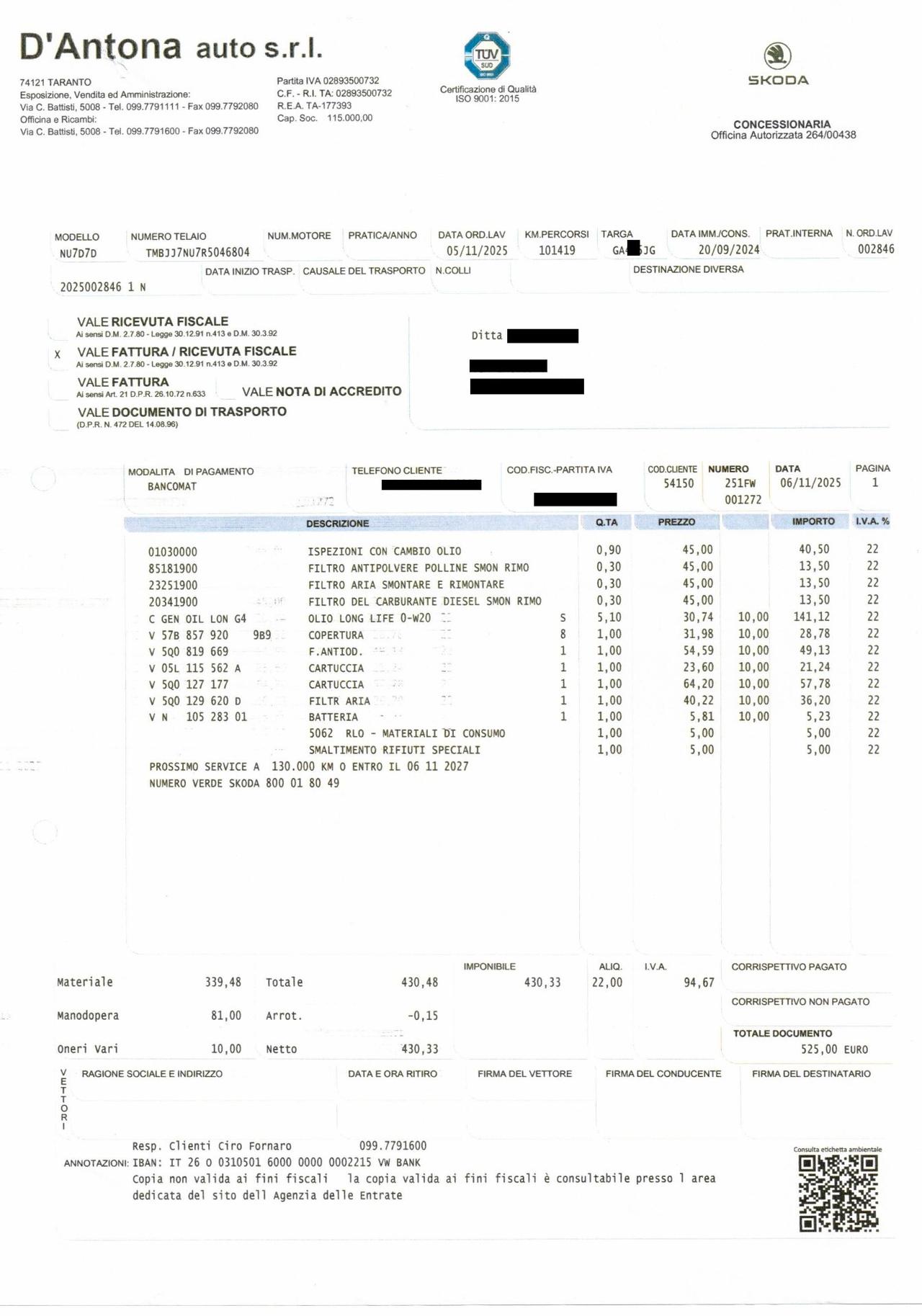 Skoda Karoq 2.0 TDI EVO SCR DSG Style