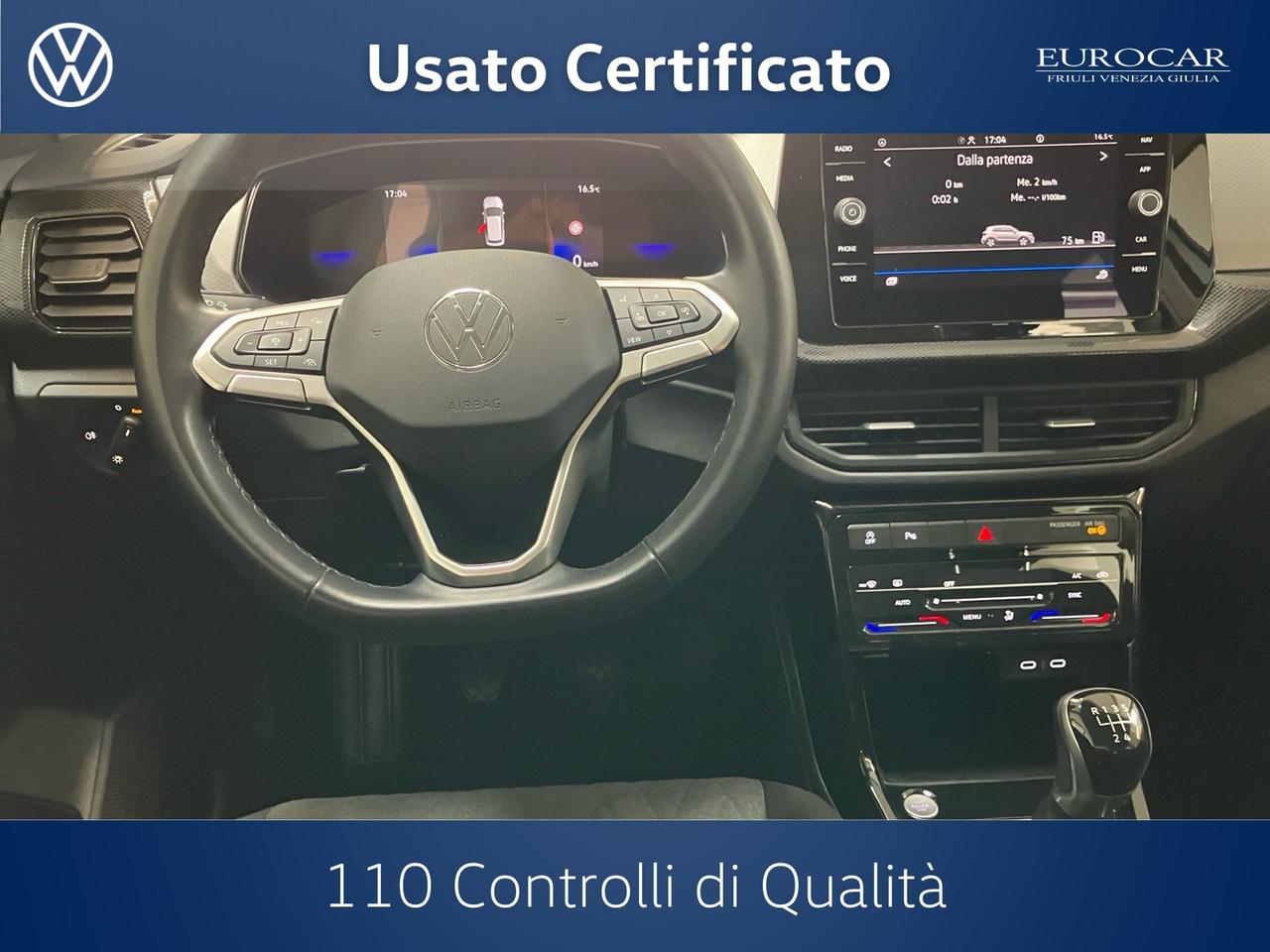 Volkswagen T-Cross 1.0 tsi life 95cv