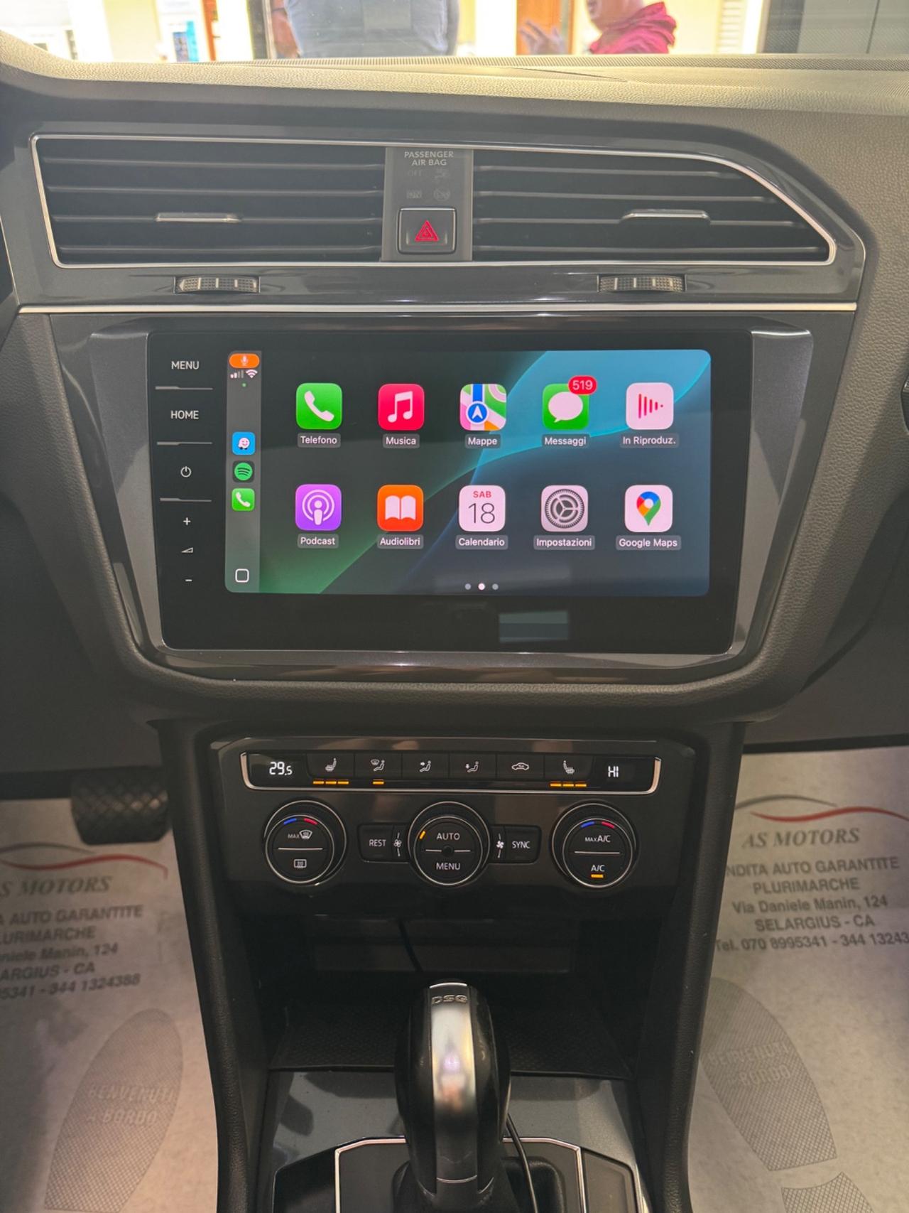 VW TIGUAN 2.0 TDI 150 CV R LINE TETTO APRIBILE