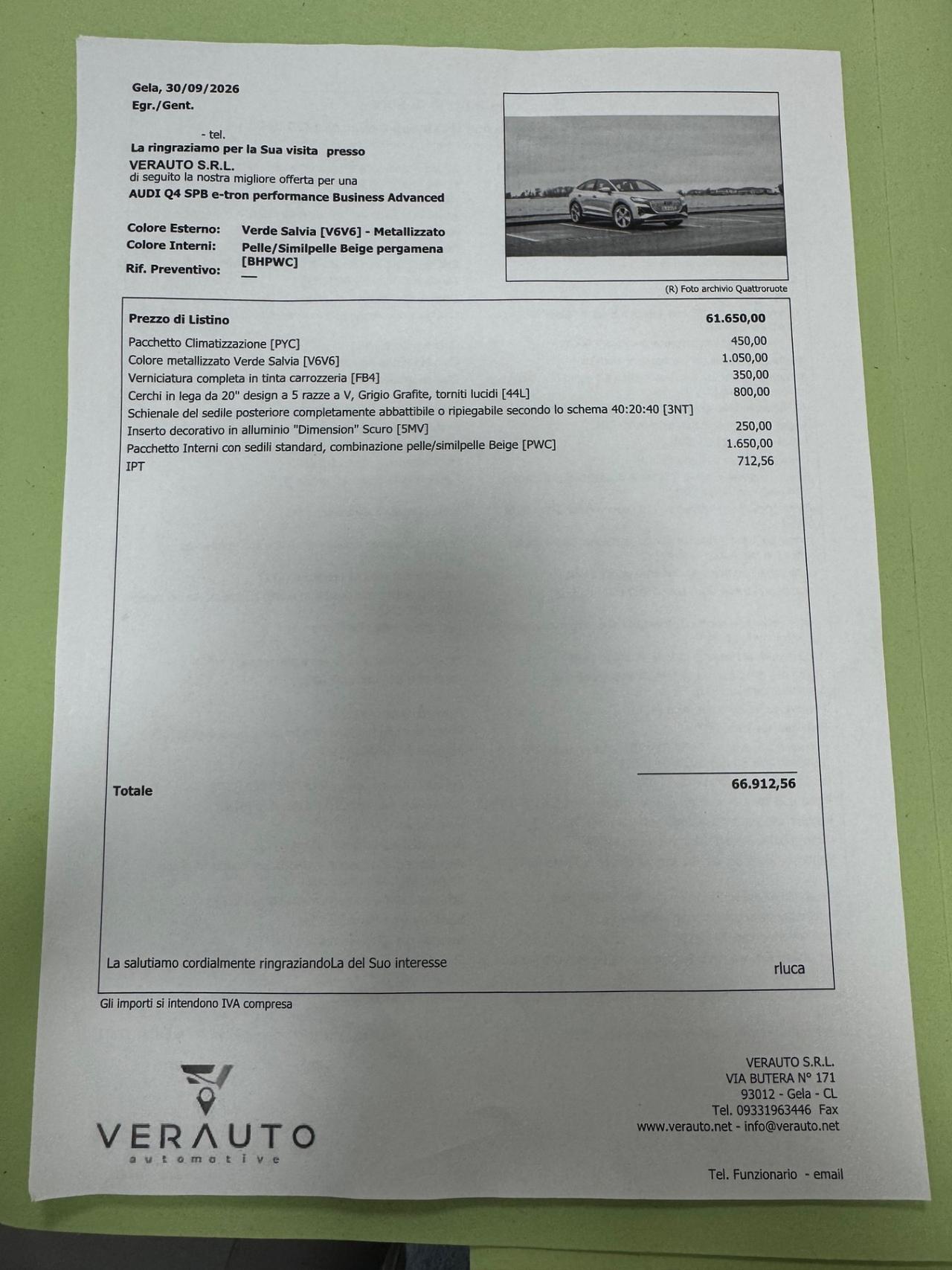 Audi Q4 SPB 35 e-tron Business Advanced