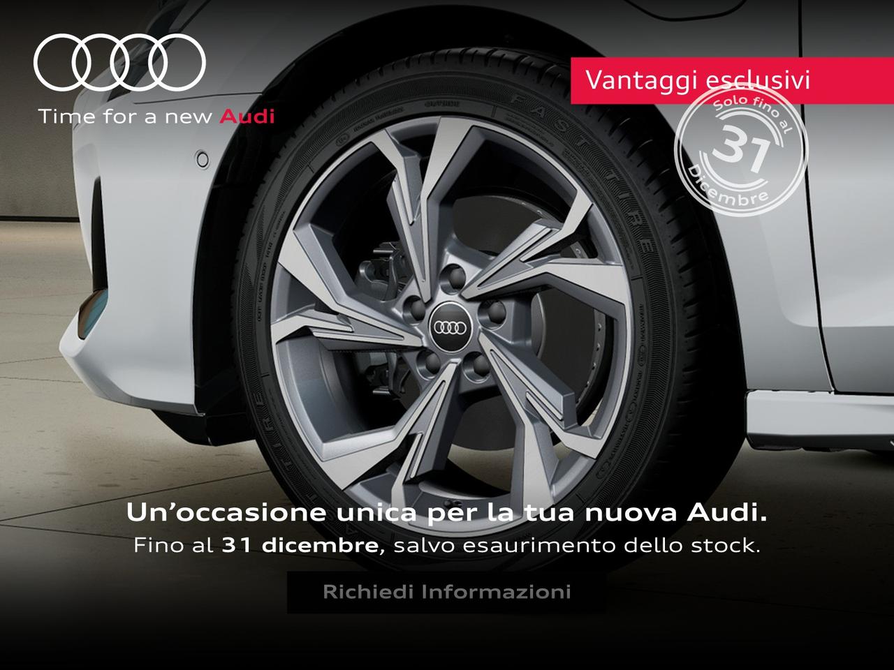 Audi A3 sportback 1.5 tfsi e business advanced 204cv s-tronic