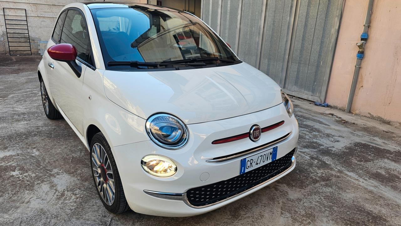 Fiat 500 1.0 Hybrid Red 09/2023