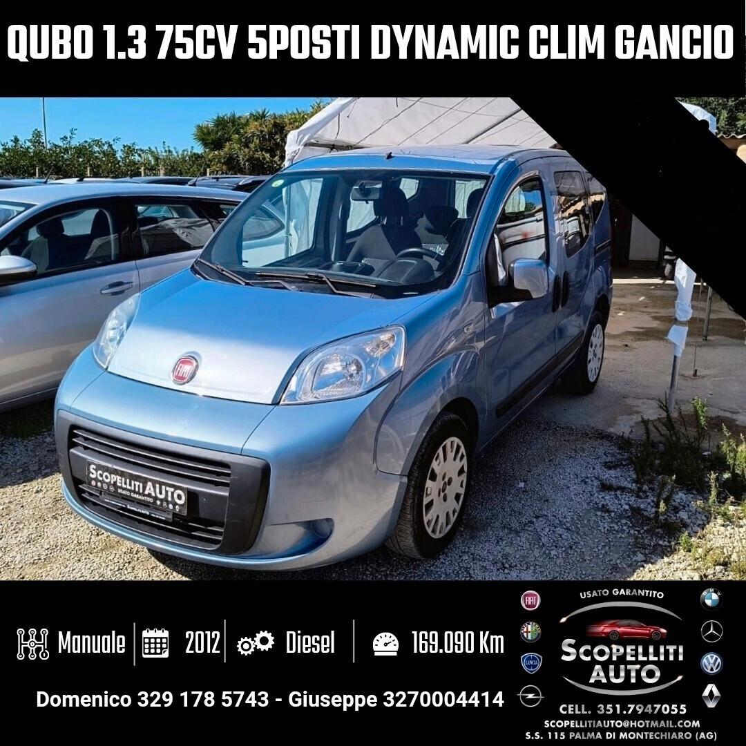 Fiat Qubo 1.3 MJT 75 CV Dynamic clima gancio traino