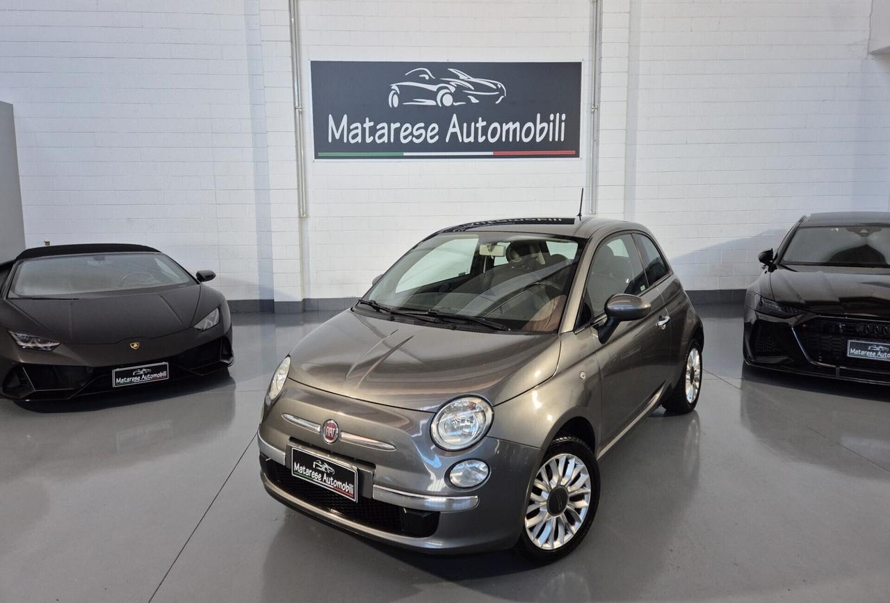 Fiat 500 1.2cc 69cv Tetto panoramico sensori di parcheggio