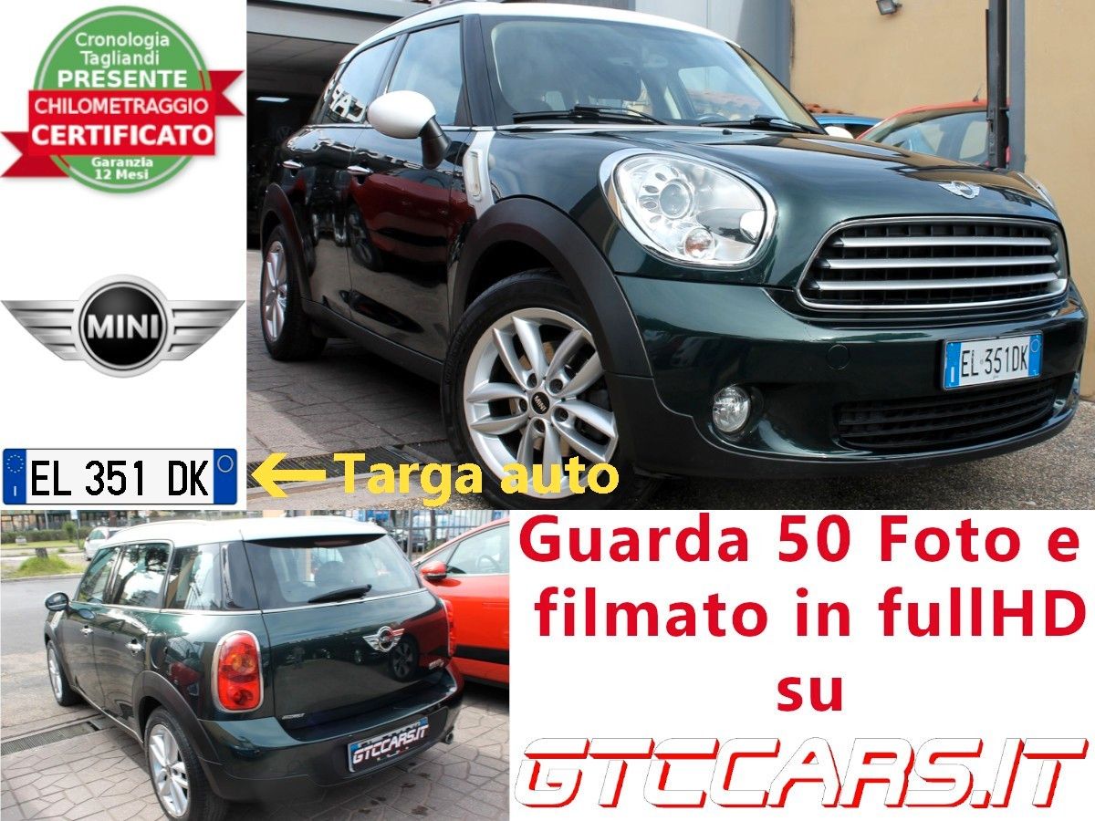 Mini Cooper Countryman 2.0 Aut BiXeno PDC Vivavoce Bicolore Finanziabile