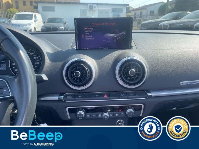 Audi A3 CABRIO 2.0 TDI SPORT 150CV S-TRONIC 7M