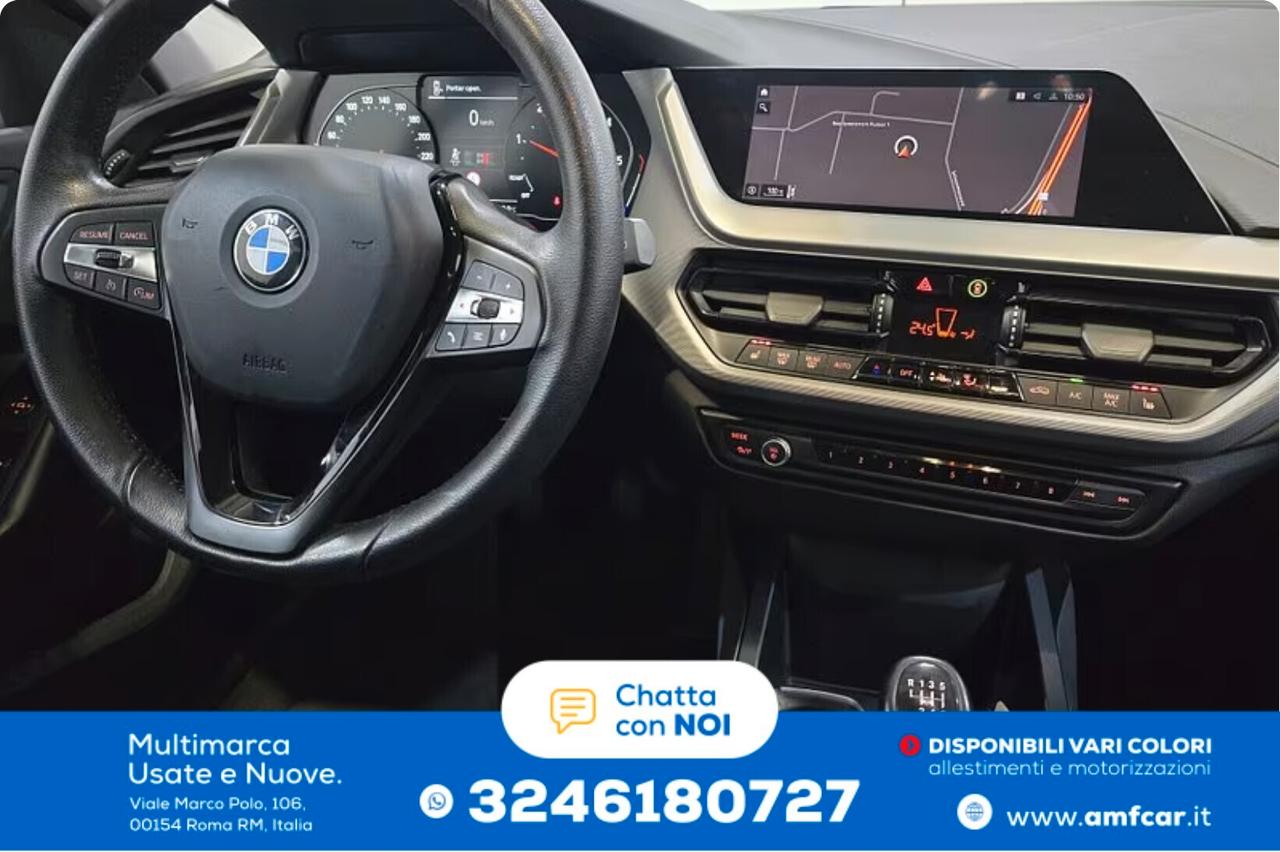 Bmw 116d 5p. Advantage cambio manuale 5 porte Navi