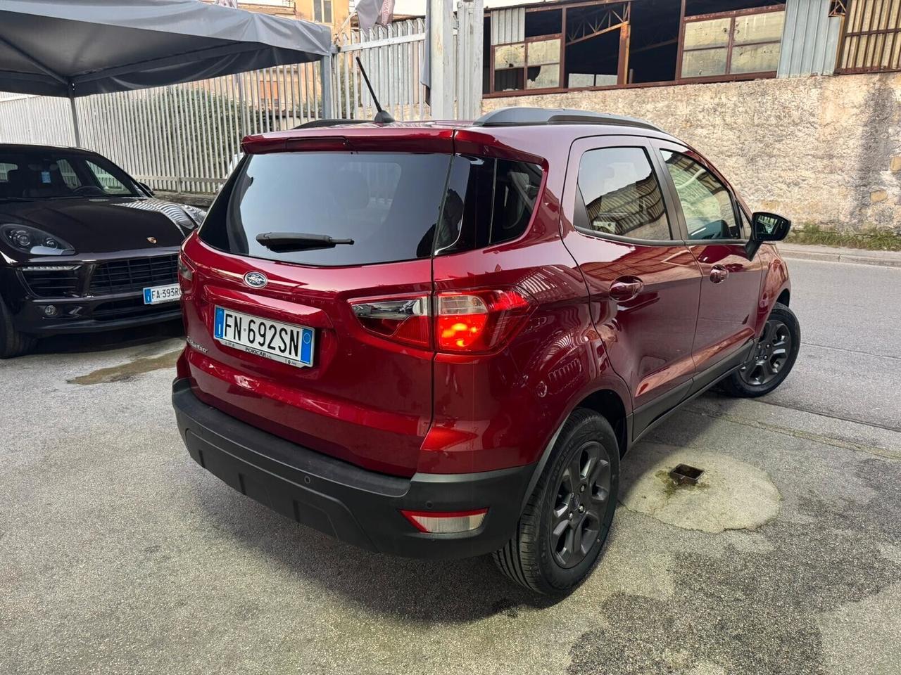Ford EcoSport 1.5 TDCi 99 CV 2018 GANCIO TRAINO A SCOMPARSA