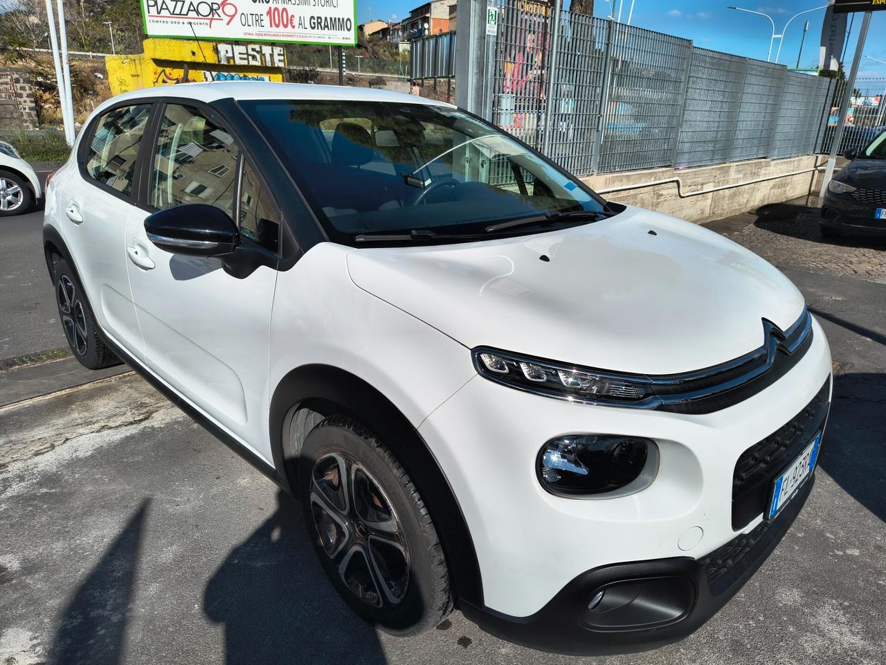 CITROEN C3 1.2 BENZINA UNICOPROPRIETARIO SOLO 82.000 KM