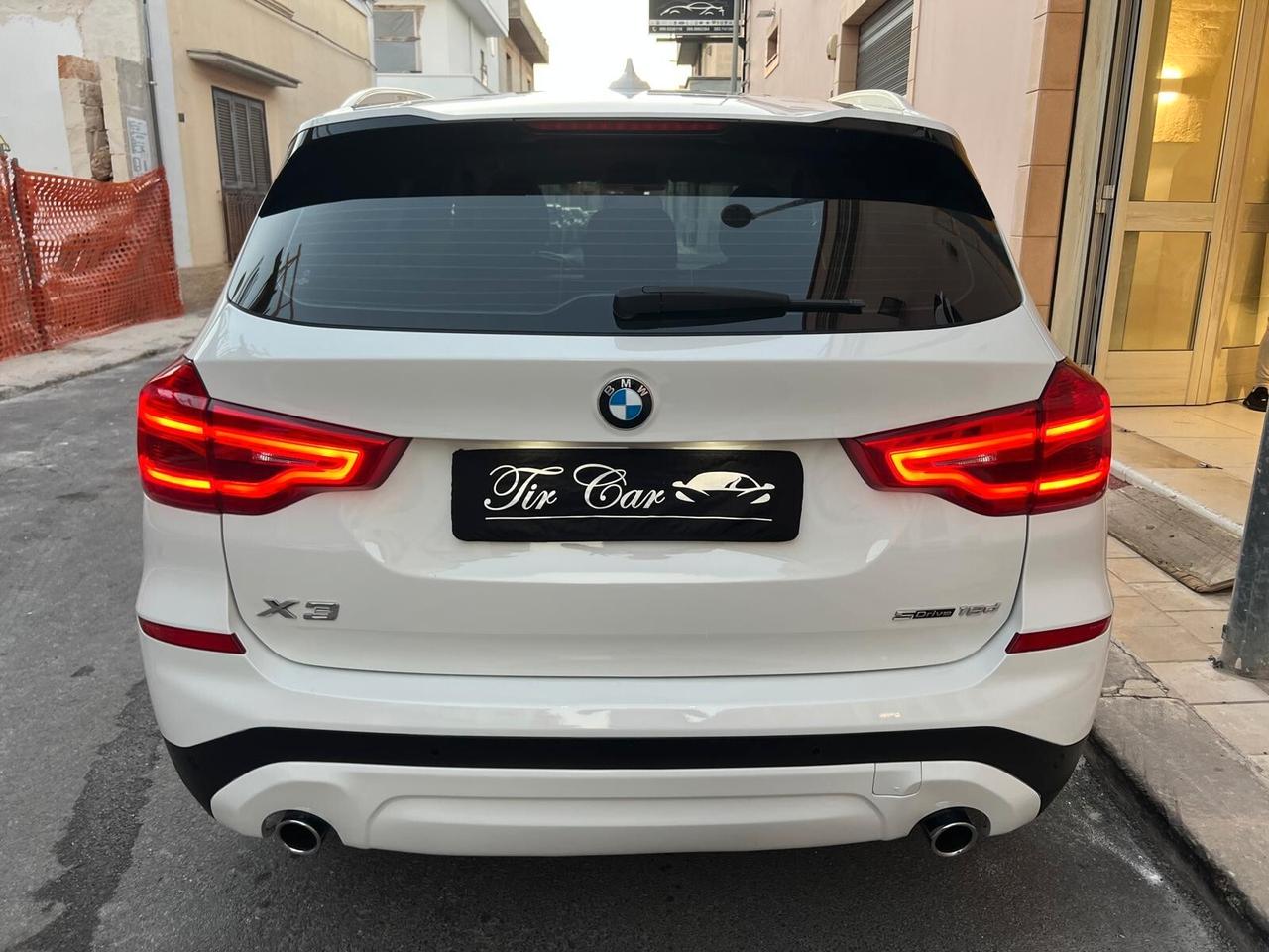 BMW X3 18D S-DRIVE SPORT 150CV 110KW PELLE CRUISE ANNO 2019