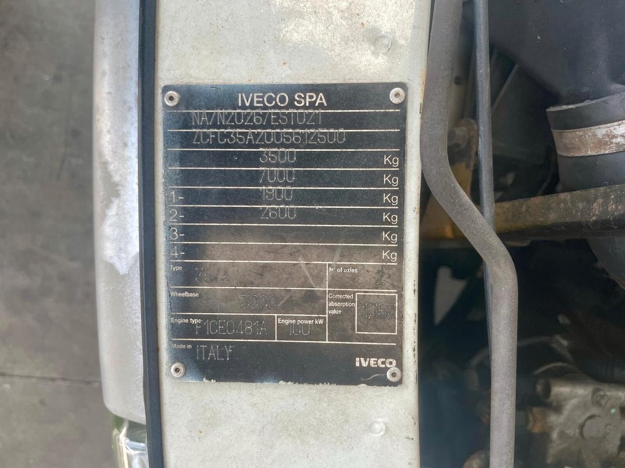 Iveco Daily 35c14 - RIBALTABILE TRILATERALE - MOTORE ROTTO NON MARCIANTE