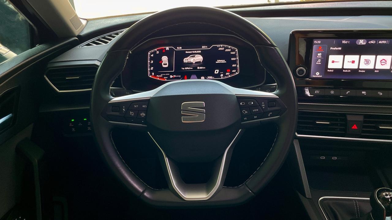 SEAT LEON SPORTSTOURER 2.0 STYLE DSG TDI 116 CV - FULL LED, VIRTUAL COCKPIT, NEOPATENTATI