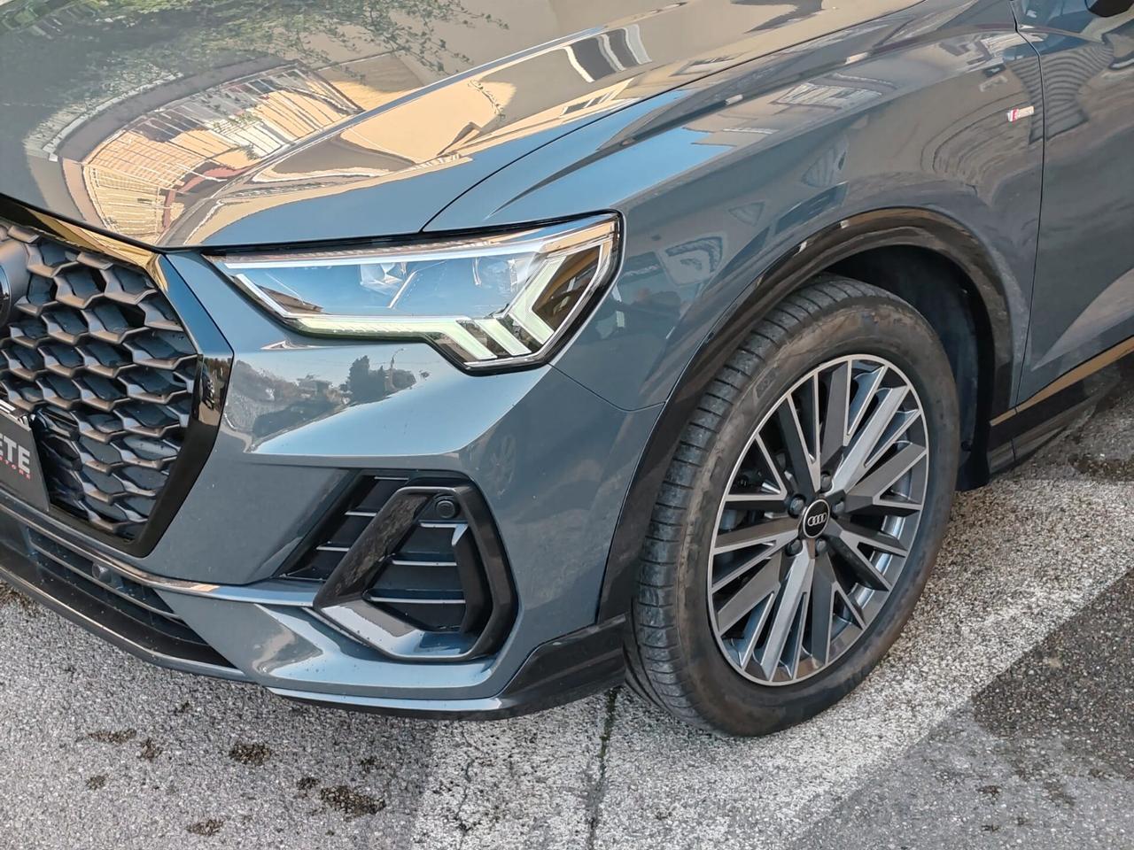 Audi Q3 Sportback S line – Tetto Panoramico – Identity Black – S tronic