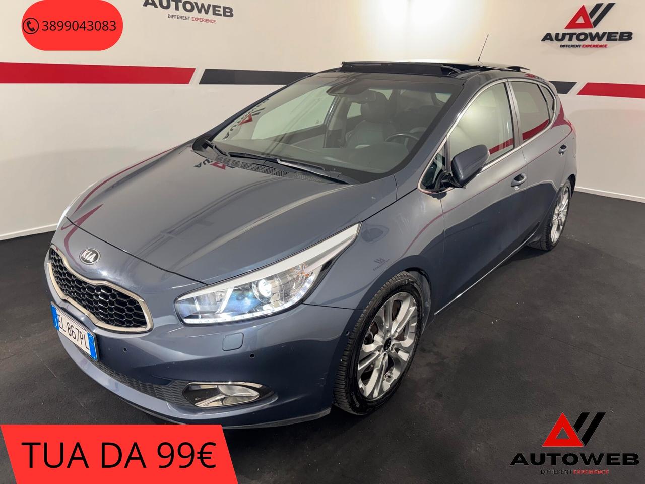 Kia Ceed cee'd 1.6 GDI DCT 5 porte Platinum FULL OPTIONAL TETTO APRIBILE