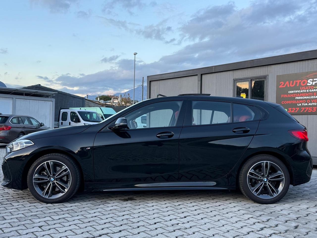 BMW 118D 150cv MSPORT NAVI LED TETTO UNICOPROPRIETARIO 2020