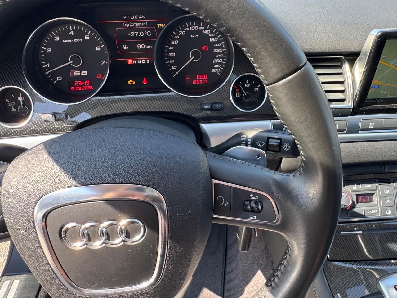 Audi S8 V10 450cv CARBO TETTO PELLE