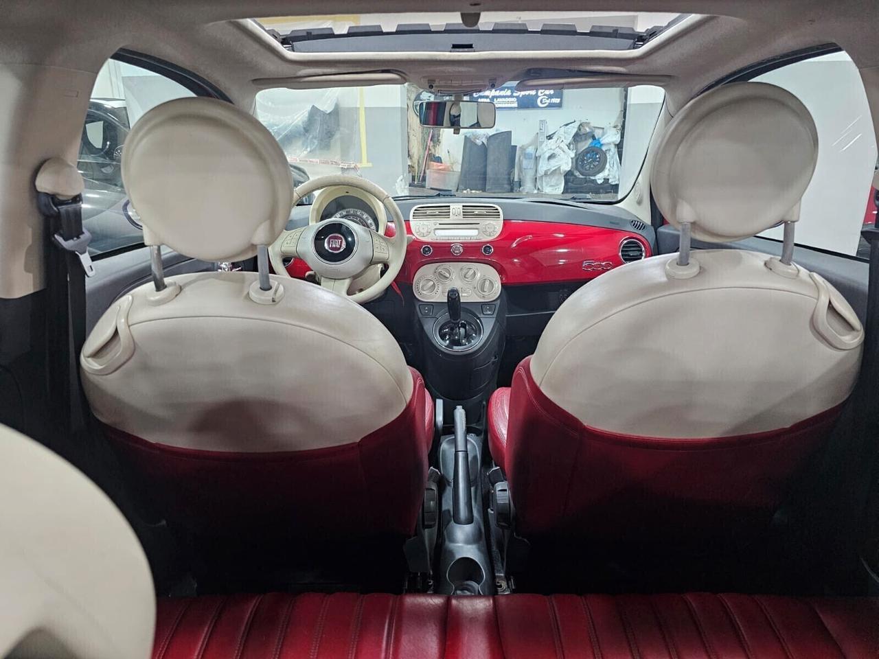 NUOVA FIAT 500 LOUNGE 1.2 BENZ 69CV DUALOGIC TETTO PANORAMICO APRIBILE