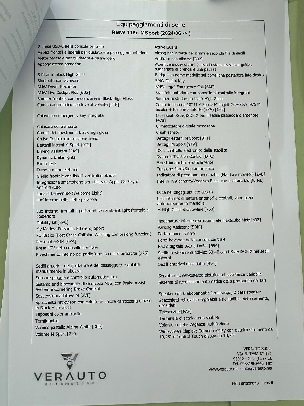 BMW 118 d MSport auto offerta T-Stock prezzo imperdibile