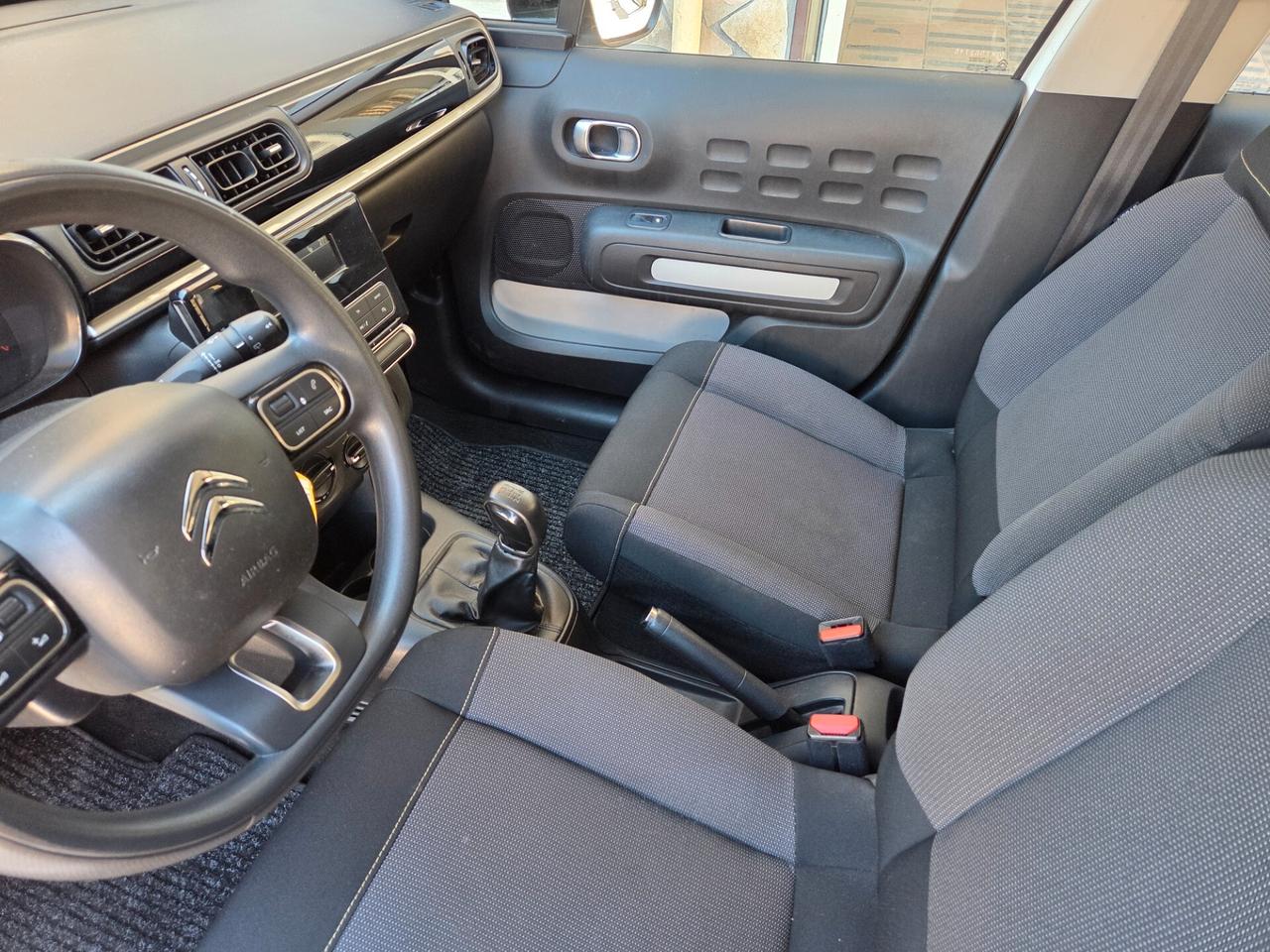 CITROEN C3 1.5 DIESEL 102 CV ANNO 2019 VAN 2 POSTI KM CERTIF