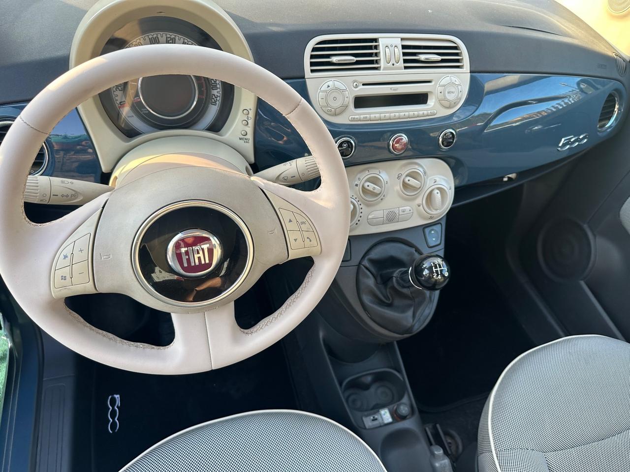 Fiat 500 1.2 benzina 2007 TETTO PANORAMICO