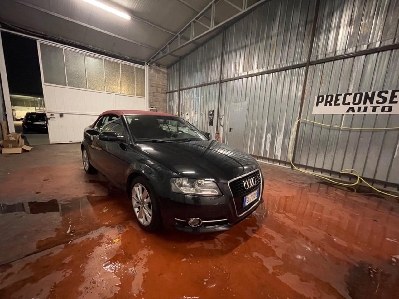 Audi A3 Cabrio 2.0 TDI F.AP. Cappotta rossa