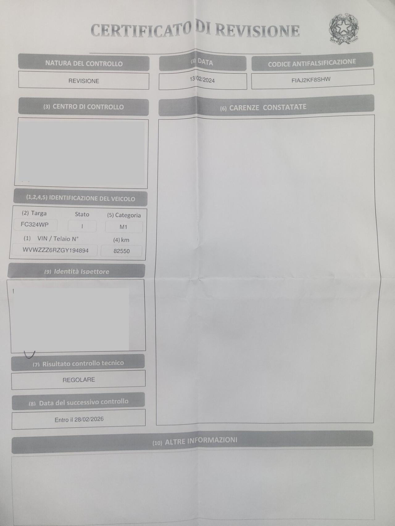 VOLKSWAGEN POLO 1,0 MPI-EURO 6-UNICA PROPRIETARIA