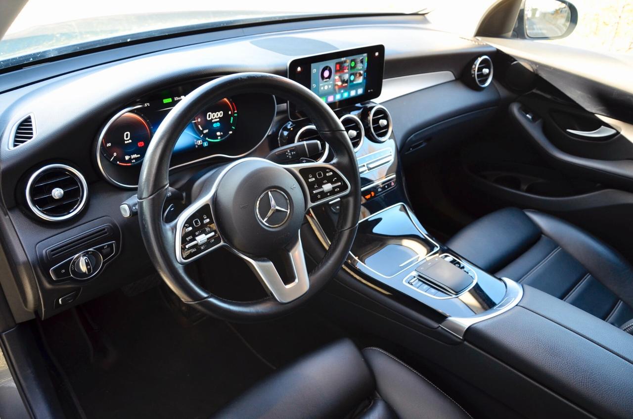 MERCEDES-BENZ GLC 300de PHEV PLUG-IN SPORT 4MATIC 194cv AUTO, SERVICE UFF MERCEDES, UFF ITALIANA, EURO 6D, FARI LED, RETROCAMERA, APPLE ANDROID, PERMUTE