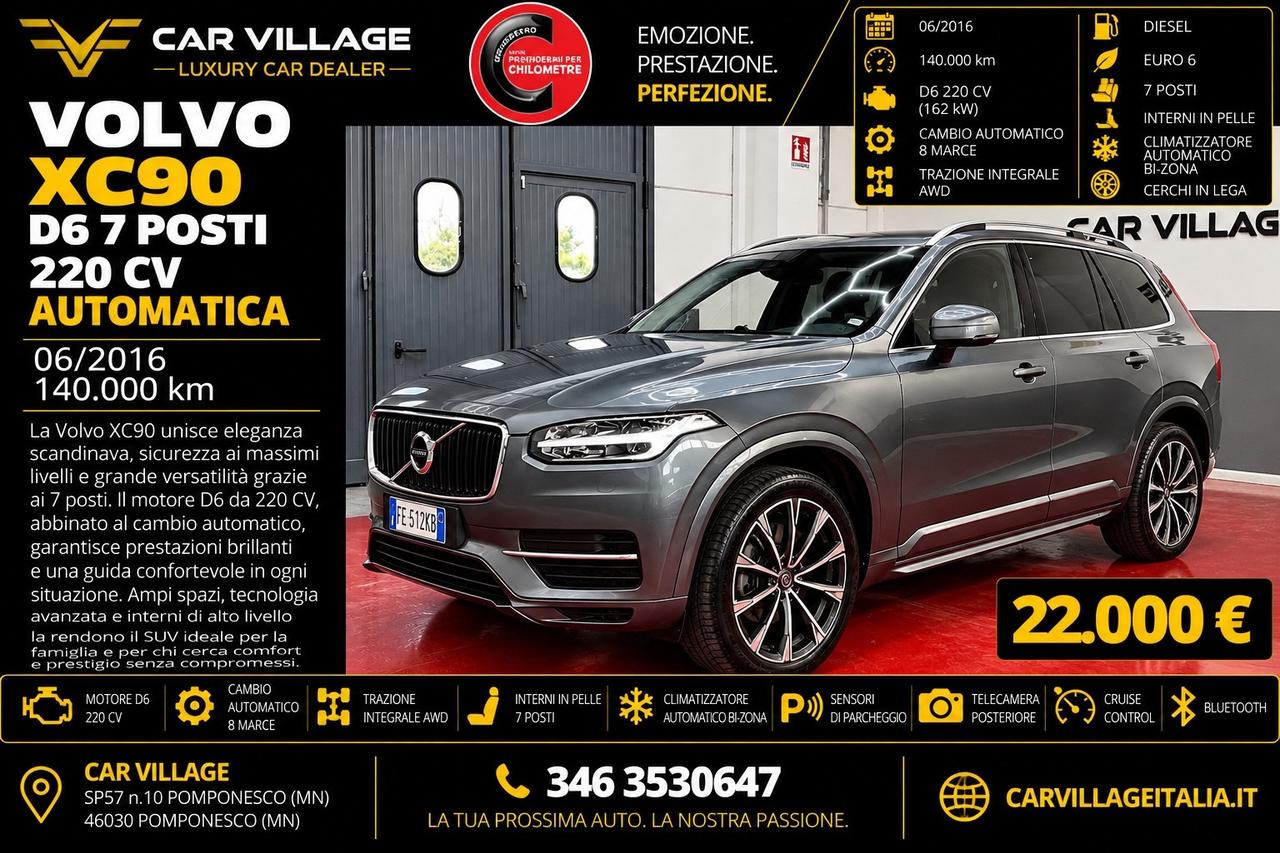 Volvo XC 90 XC90 D5 AWD Geartronic 7 posti Inscription