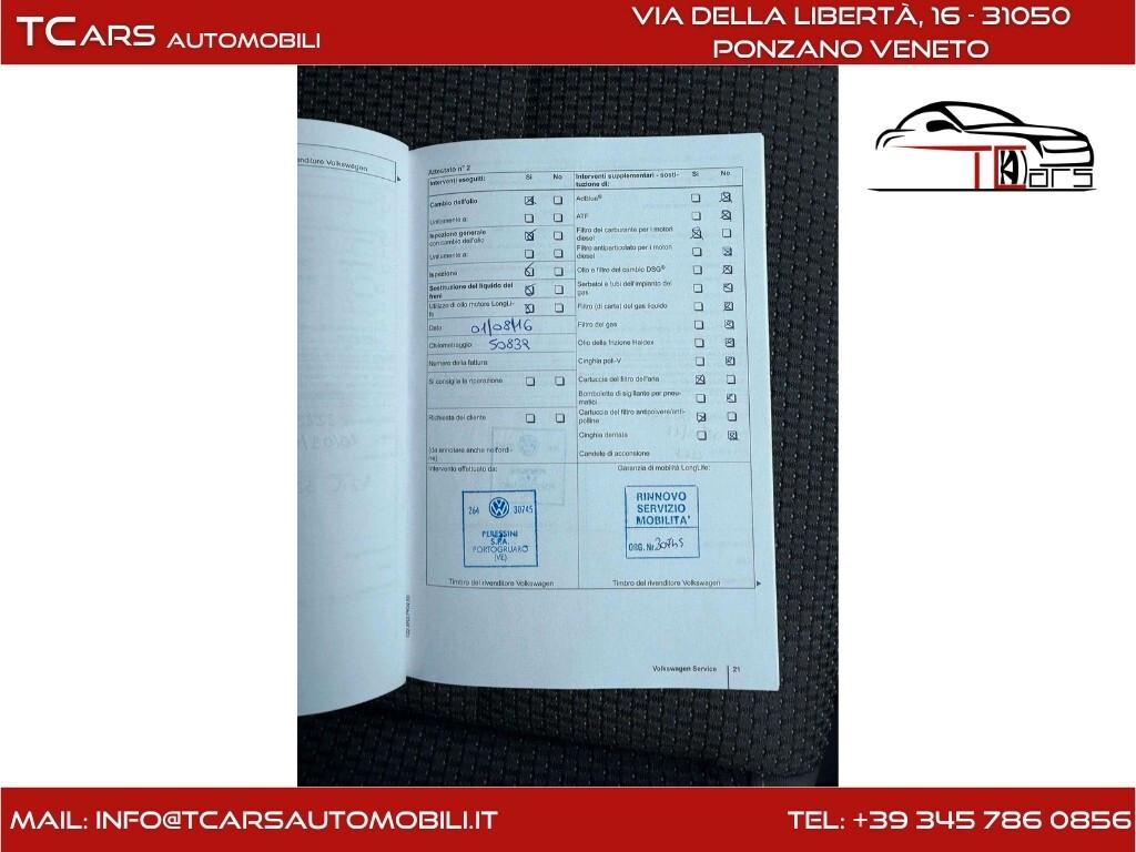 VOLKSWAGEN TOURAN 1.6 TDI 7 POSTI