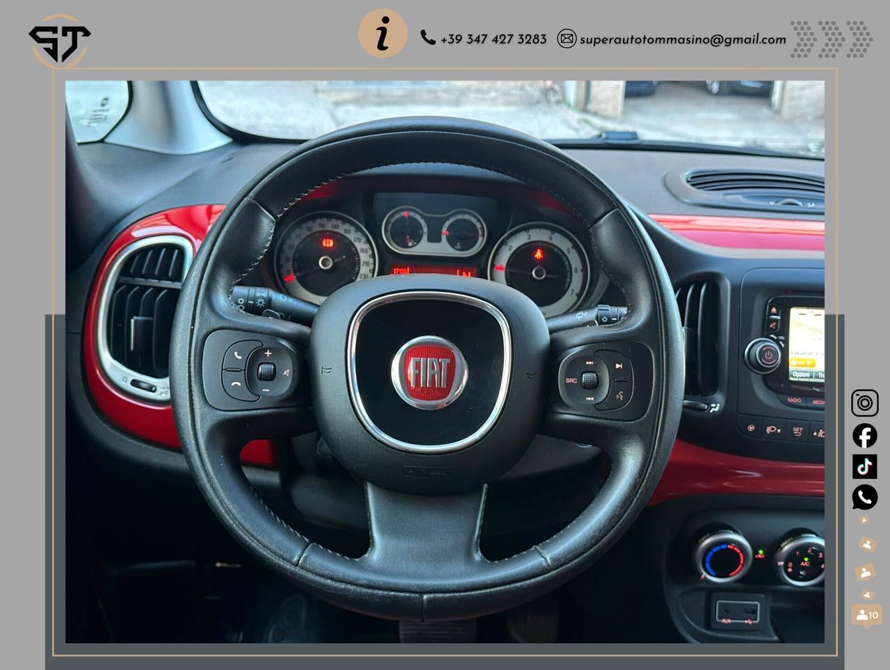 Fiat 500L 1.3 MJ 95 CV Cambio aut Garanzia 12 mesi