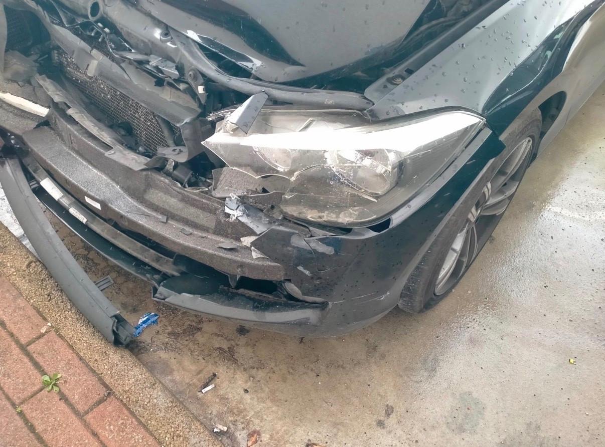 Bmw 120d 5p. Sport 184 cv sinistrata funzionante